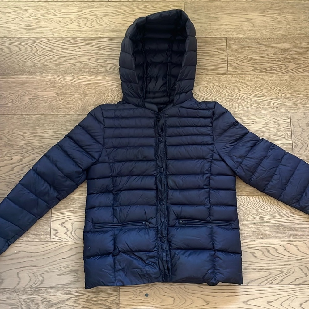 Zara Navy Puffer